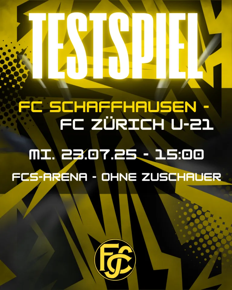Zusätzliches Testspiel