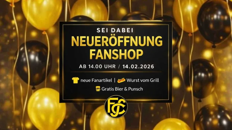 Neueröffnung Fanshop