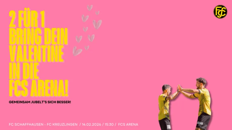 Valentinstag-Special: Mit Partner*in ins Stadion